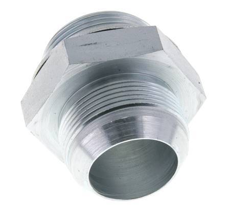 JIC Double Nipple G1 1/2'' x UN 1-7/8''-12 Acier NBR 105bar (1475.25psi)