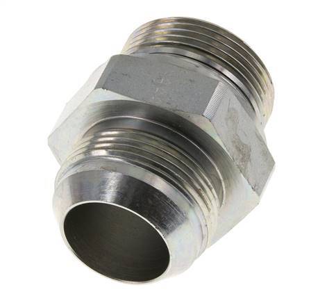 JIC Double Nipple G1 1/4'' x UN 1-5/8''-12 Steel NBR 140bar (1967.0psi)