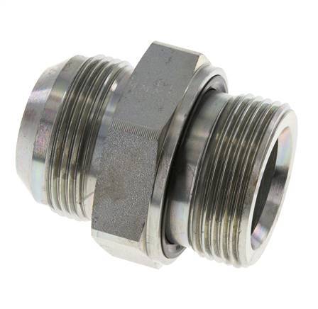 Embout double JIC G1 1/4'' x UN 1-5/8''-12 Acier NBR 140bar (1967.0psi)