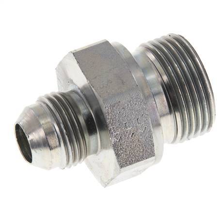 JIC Double Nipple G3/4'' x UNF 3/4''-16 Acier NBR 275bar (3863.75psi)