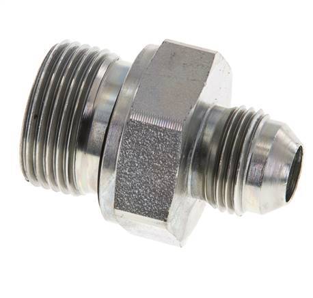 JIC Double Nipple G3/4'' x UNF 3/4''-16 Acier NBR 275bar (3863.75psi)