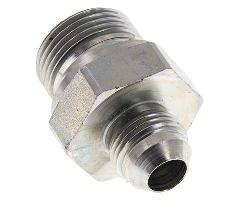 JIC Double Nipple G3/4'' x UNF 3/4''-16 Acier NBR 275bar (3863.75psi)