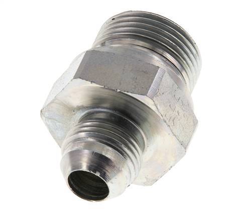 JIC Double Nipple G3/4'' x UNF 3/4''-16 Acier NBR 275bar (3863.75psi)