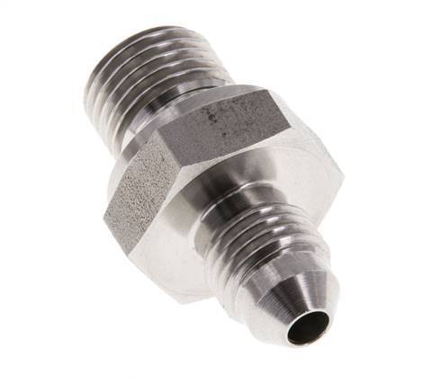 JIC Double Nipple G1/4'' x UNF 7/16''-20 Acier inoxydable FKM 310bar (4355.5psi)
