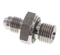 JIC Double Nipple G1/4'' x UNF 7/16''-20 Acier inoxydable FKM 310bar (4355.5psi)