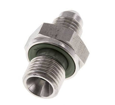 JIC Double Nipple G1/4'' x UNF 7/16''-20 Acier inoxydable FKM 310bar (4355.5psi)