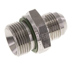 JIC Double Nipple G3/4'' x UNF 7/8''-14 Acier inoxydable FKM 210bar (2950.5psi)