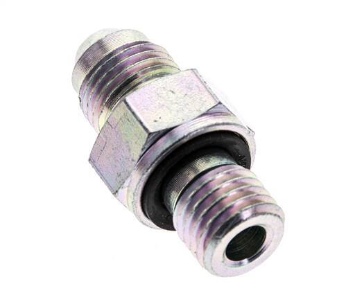 JIC Double Nipple M12 X 1.5 x UNF 1/2''-20 Acier NBR 275bar (3863.75psi)