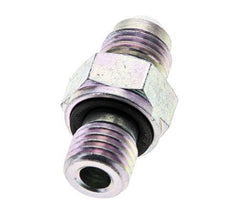 JIC Double Nipple M12 X 1.5 x UNF 1/2''-20 Acier NBR 275bar (3863.75psi)