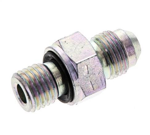 JIC Double Nipple M12 X 1.5 x UNF 1/2''-20 Acier NBR 275bar (3863.75psi)