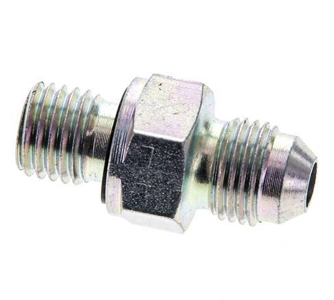 JIC Double Nipple M12 X 1.5 x UNF 1/2''-20 Acier NBR 275bar (3863.75psi)