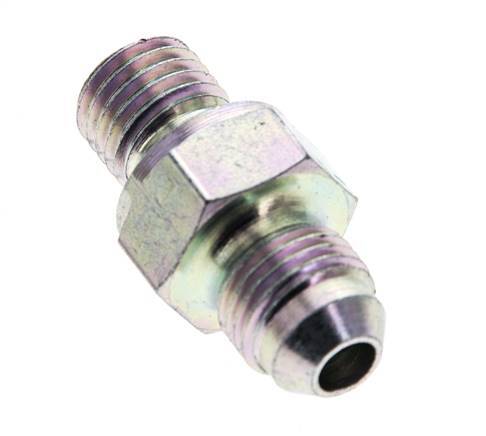 JIC Double Nipple M12 X 1.5 x UNF 1/2''-20 Acier NBR 275bar (3863.75psi)