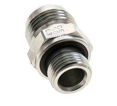JIC Double Nipple M18 X 1.5 x UNF 7/8''-14 Acier NBR 210bar (2950.5psi)