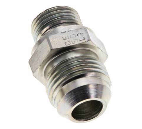 JIC Double Nipple M18 X 1.5 x UNF 7/8''-14 Acier NBR 210bar (2950.5psi)