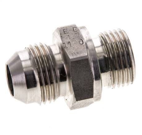 JIC Double Nipple M18 X 1.5 x UNF 3/4''-16 Acier inoxydable FKM 275bar (3863.75psi)