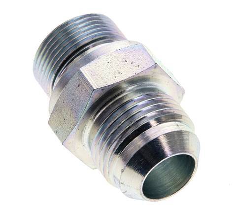 JIC Double Nipple M26 X 1.5 x UN 1-1/16''-12 Acier NBR 210bar (2950.5psi)