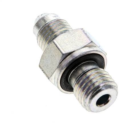 JIC Double Nipple M12 X 1.5 x UNF 7/16''-20 Acier NBR 310bar (4355.5psi)