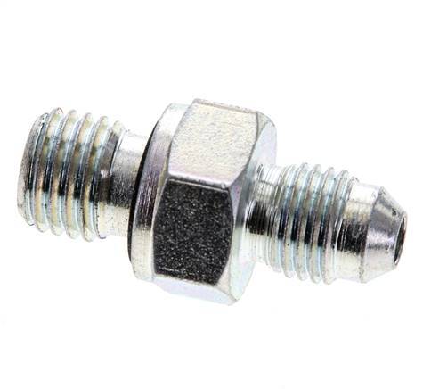 JIC Double Nipple M12 X 1.5 x UNF 7/16''-20 Acier NBR 310bar (4355.5psi)