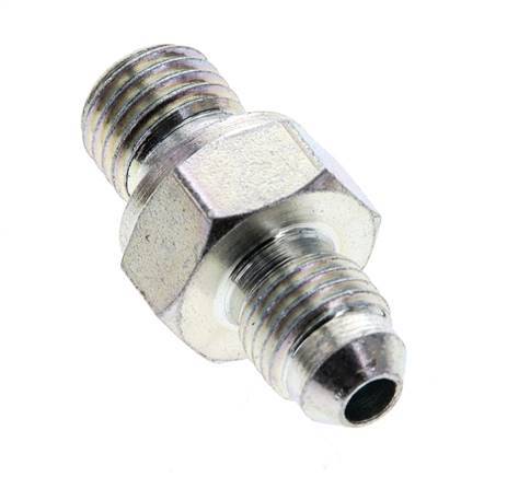 JIC Double Nipple M12 X 1.5 x UNF 7/16''-20 Acier NBR 310bar (4355.5psi)