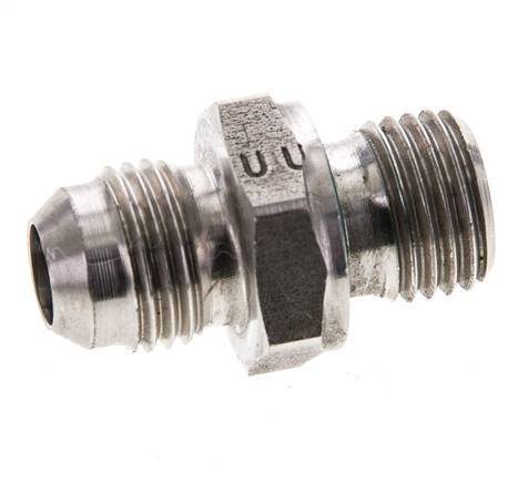 JIC Double Nipple M14 X 1.5 x UNF 9/16''-18 Acier inoxydable FKM 275bar (3863.75psi)