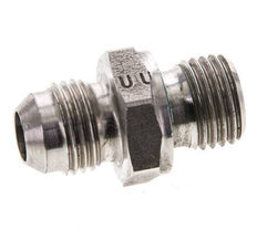 JIC Double Nipple M14 X 1.5 x UNF 9/16''-18 Acier inoxydable FKM 275bar (3863.75psi)