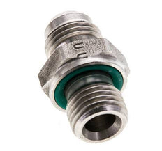 JIC Double Nipple M14 X 1.5 x UNF 9/16''-18 Acier inoxydable FKM 275bar (3863.75psi)