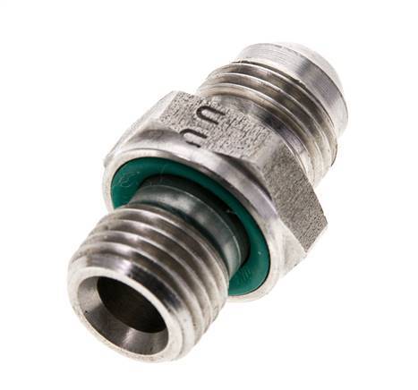 JIC Double Nipple M14 X 1.5 x UNF 9/16''-18 Acier inoxydable FKM 275bar (3863.75psi)