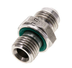 JIC Double Nipple M14 X 1.5 x UNF 9/16''-18 Acier inoxydable FKM 275bar (3863.75psi)