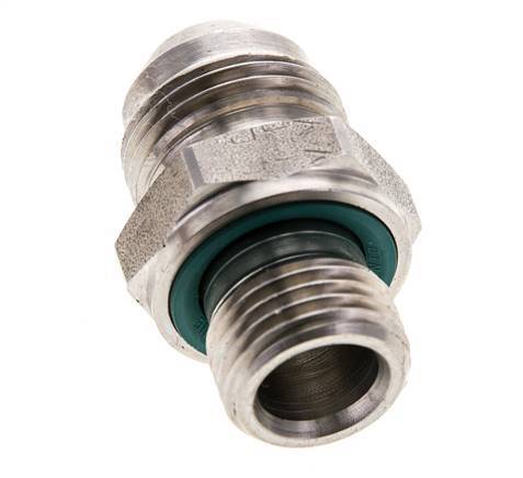 JIC Double Nipple M16 X 1.5 x UNF 3/4''-16 Acier inoxydable FKM 275bar (3863.75psi)