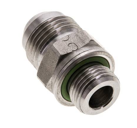 JIC Double Nipple M18 X 1.5 x UNF 7/8''-14 Acier inoxydable FKM 210bar (2950.5psi)