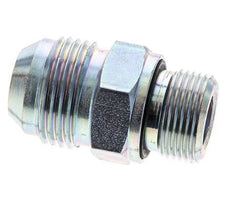 JIC Double Nipple M22 X 1.5 x UN 1-1/16''-12 Acier NBR 210bar (2950.5psi)