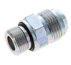 JIC Double Nipple M22 X 1.5 x UN 1-1/16''-12 Acier NBR 210bar (2950.5psi)