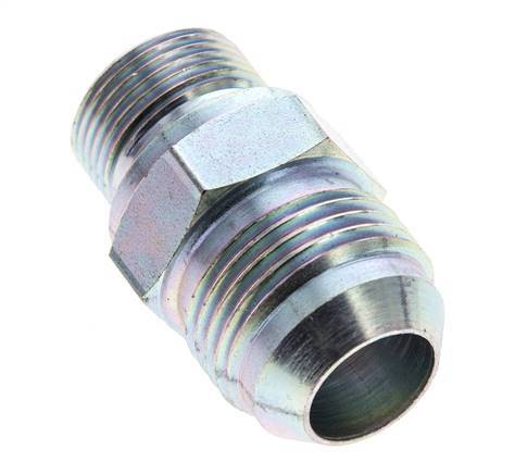 JIC Double Nipple M22 X 1.5 x UN 1-1/16''-12 Acier NBR 210bar (2950.5psi)