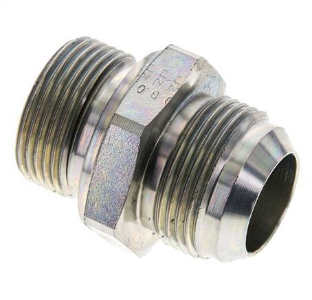 JIC Double Nipple M33 X 2 x UN 1-5/16''-12 Acier NBR 170bar (2388.5psi)