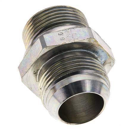JIC Double Nipple M33 X 2 x UN 1-5/16''-12 Steel NBR 170bar (2388.5psi)