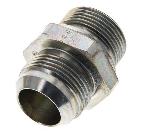 JIC Double Nipple M33 X 2 x UN 1-5/16''-12 Acier NBR 170bar (2388.5psi)