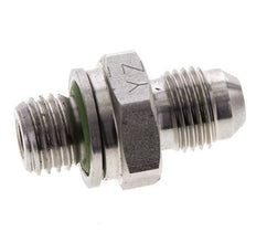 JIC Double Nipple M12 X 1.5 x UNF 1/2''-20 Acier inoxydable FKM 275bar (3863.75psi)