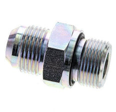 JIC Double Nipple M22 X 1.5 x UNF 7/8''-14 Steel NBR 210bar (2950.5psi)