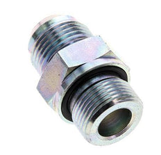 JIC Double Nipple M22 X 1.5 x UNF 7/8''-14 Steel NBR 210bar (2950.5psi)