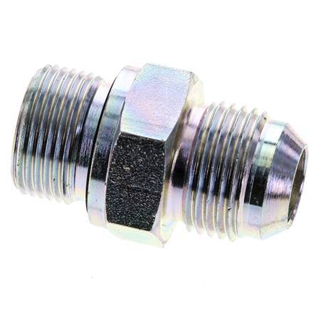 JIC Double Nipple M22 X 1.5 x UNF 7/8''-14 Acier NBR 210bar (2950.5psi)