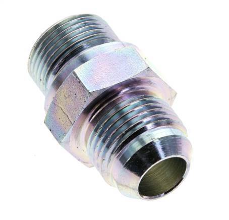 JIC Double Nipple M22 X 1.5 x UNF 7/8''-14 Acier NBR 210bar (2950.5psi)