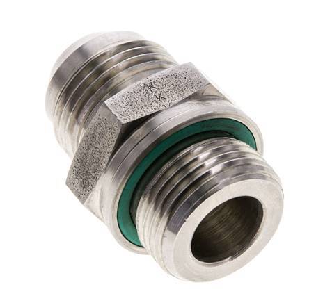 JIC Double Nipple M27 X 2 x UN 1-1/16''-12 Acier inoxydable FKM 210bar (2950.5psi)