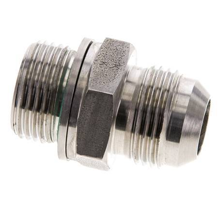 JIC Double Nipple M27 X 2 x UN 1-1/16''-12 Acier inoxydable FKM 210bar (2950.5psi)