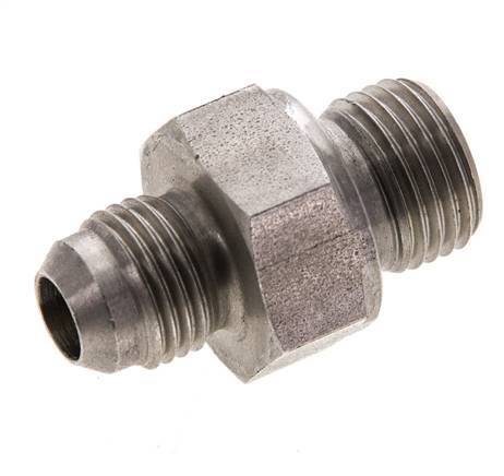 JIC Double Nipple M16 X 1.5 x UNF 9/16''-18 Stainless Steel FKM 275bar (3863.75psi)