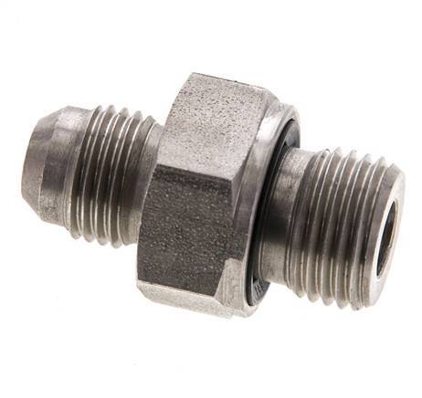 JIC Double Nipple M16 X 1.5 x UNF 9/16''-18 Stainless Steel FKM 275bar (3863.75psi)