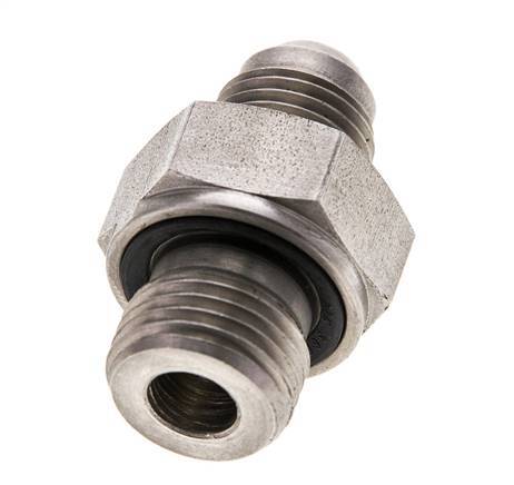 JIC Double Nipple M16 X 1.5 x UNF 9/16''-18 Acier inoxydable FKM 275bar (3863.75psi)