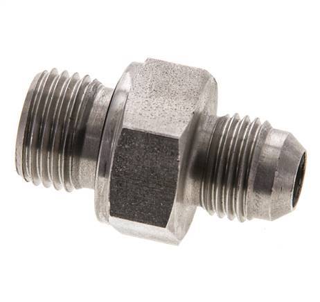 JIC Double Nipple M16 X 1.5 x UNF 9/16''-18 Acier inoxydable FKM 275bar (3863.75psi)