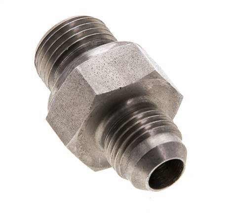 JIC Double Nipple M16 X 1.5 x UNF 9/16''-18 Acier inoxydable FKM 275bar (3863.75psi)