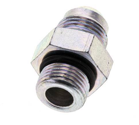 JIC Double Nipple M18 X 1.5 x UNF 3/4''-16 Acier NBR 275bar (3863.75psi)