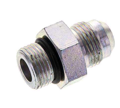 JIC Double Nipple M18 X 1.5 x UNF 3/4''-16 Acier NBR 275bar (3863.75psi)